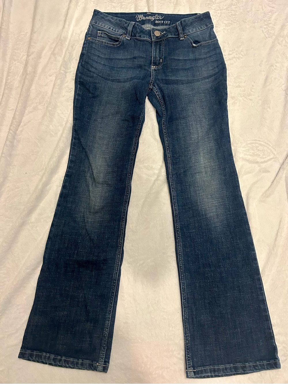 Wrangler Women's Blue Bootcut Denim Jeans